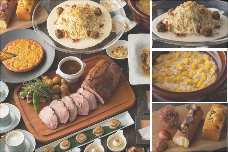 ホテルメトロポリタンエドモントで提供されるモンブラン料理